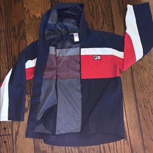 Vintage Red White Blue Fila Jacket
